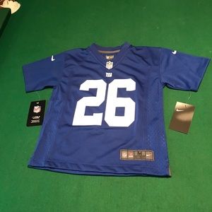 Saquon Barkley youth Giants Medium NFL JERSEY NWT